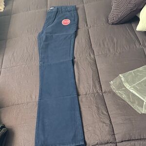 Blue Pants with Red Logo